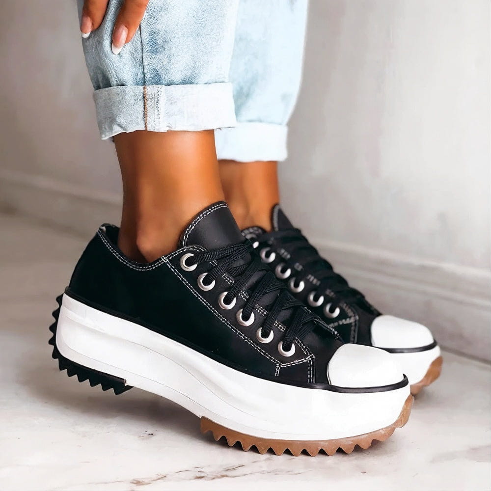 Bettina | Zapatillas de Plataforma Dentada
