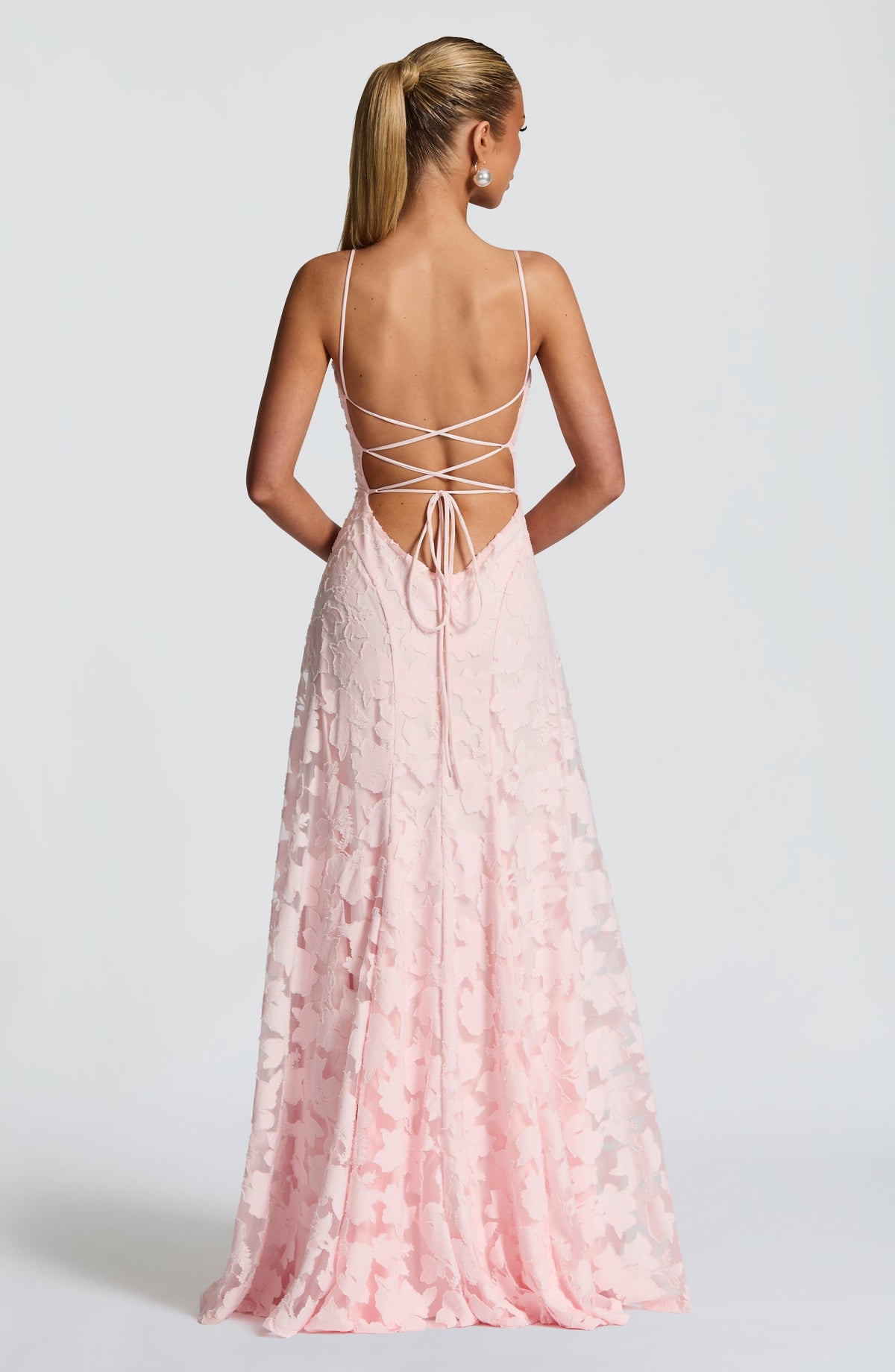 Francisa | Vestido largo de Mujer con cuerpo de encaje